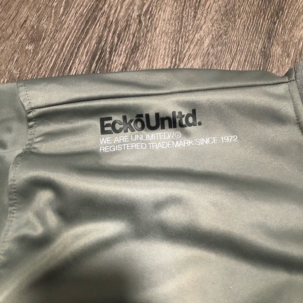 Vintage Ecko Unltd Rhino Track Jacket 4X Gray White Y2K Streetwear Hip Hop - Picture 2 of 9
